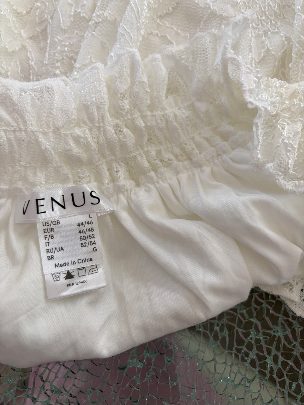 Venus Lace Lined Top - Picture 6 of 6